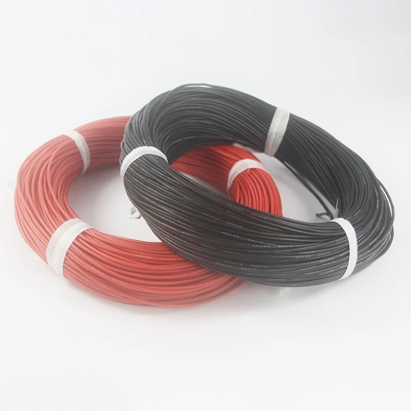 Силиконовый провод OliYin 100 м 20AWG силиконовый (100/0.08 OD: 1 8)|silicone wire|silicone cable20awg silicone wire |