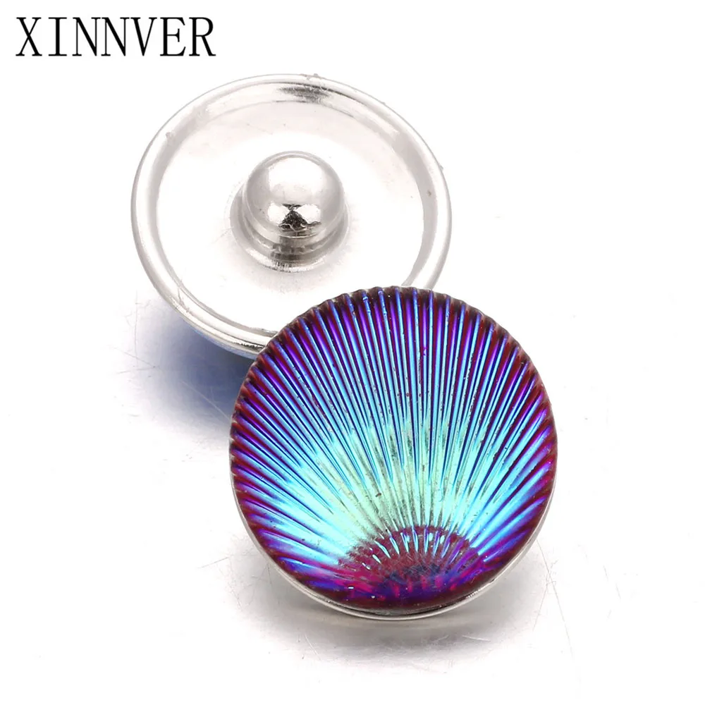10 шт./лот Случайная Доставка красочные 18 мм Блестящий корпус полимерные кнопки