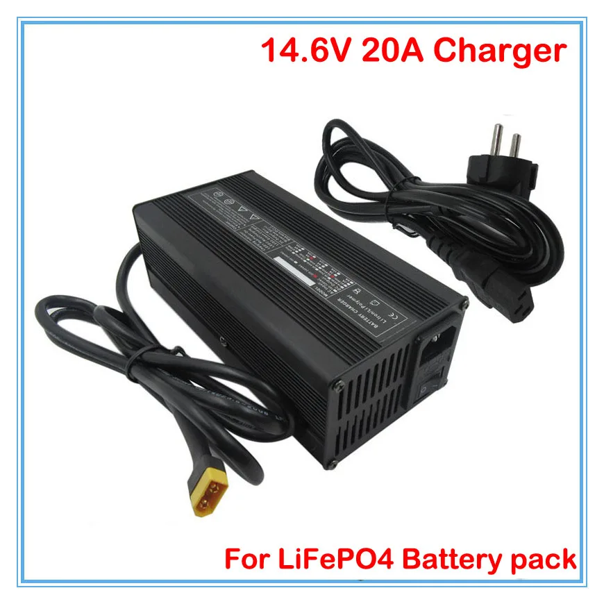 360W 12V LiFePO4 Батарея Зарядное устройство 14,6 V 20A Зарядное устройство с Алюминий чехол Применение для 4S 12V Батарея пакет Зарядное устройство 10 шт.; ; детское нижнее белье