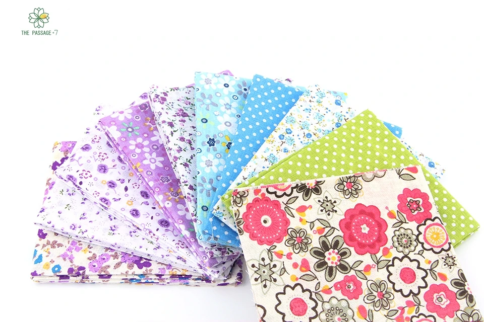 Тильда хлопок печать случайный цвет цветок без повторения дизайн очарование