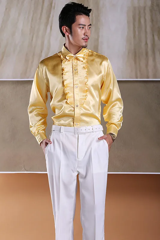 Мужская Легкая кружевная рубашка мужские и женские костюмы хора ежегодный