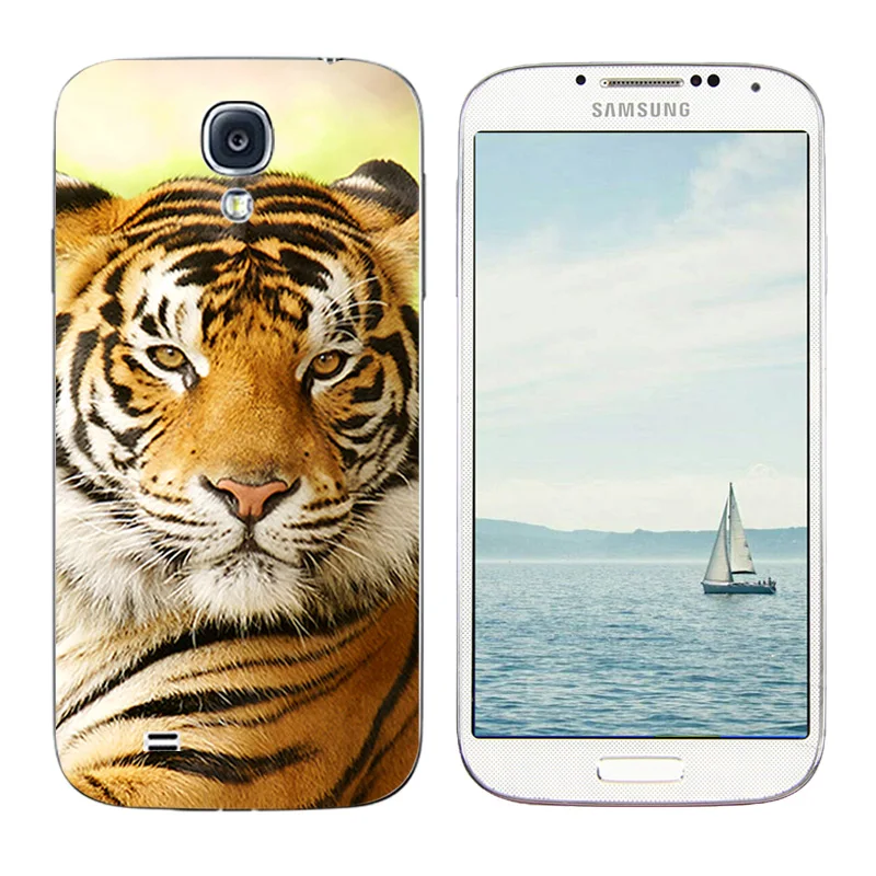 for Samsung Galaxy S4 Soft Silicone Phone Case i9500 Expression Printing Back Cover Ultrathin Clear |