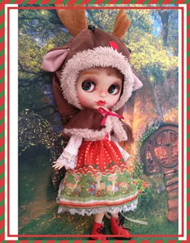 4 шт. шифоновая ткань для шитья кукольной одежды платье blyth юбка Лоскутная