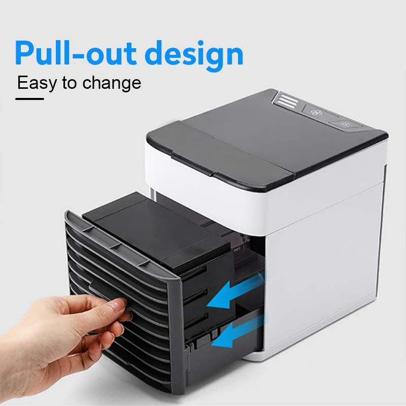 Мини USB портативный кондиционер с светодиодный легкий воздушный охладитель