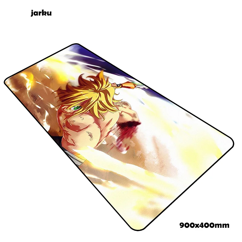 Nanatsu no taizai коврик для мыши 900x400 мм коврики для мыши ноутбук игровой коврик для мыши геймер эргономичный персонализированные коврики для мыши Клавиатура ПК pad - Цвет: size 900x400x2mm