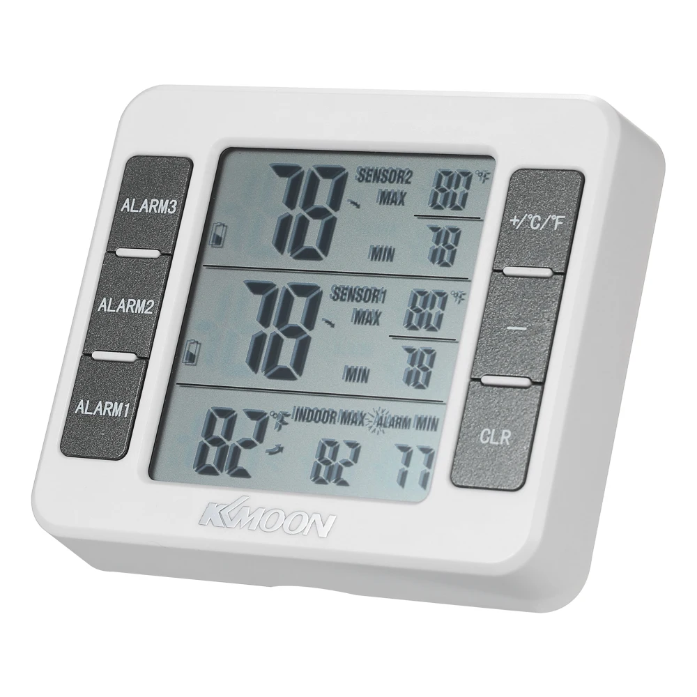 Цифровой термометр измеритель температуры метеостанция тестер с беспроводным