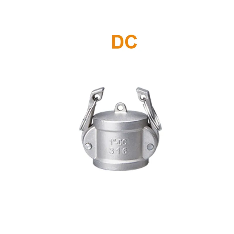 DC 1 шт. DN25 " 304 нержавеющая сталь Homebrew Camlock фитинг адаптер MPT FPT Barb Camlock быстрое отключение для шланговых насосов фитинги - Цвет: DC