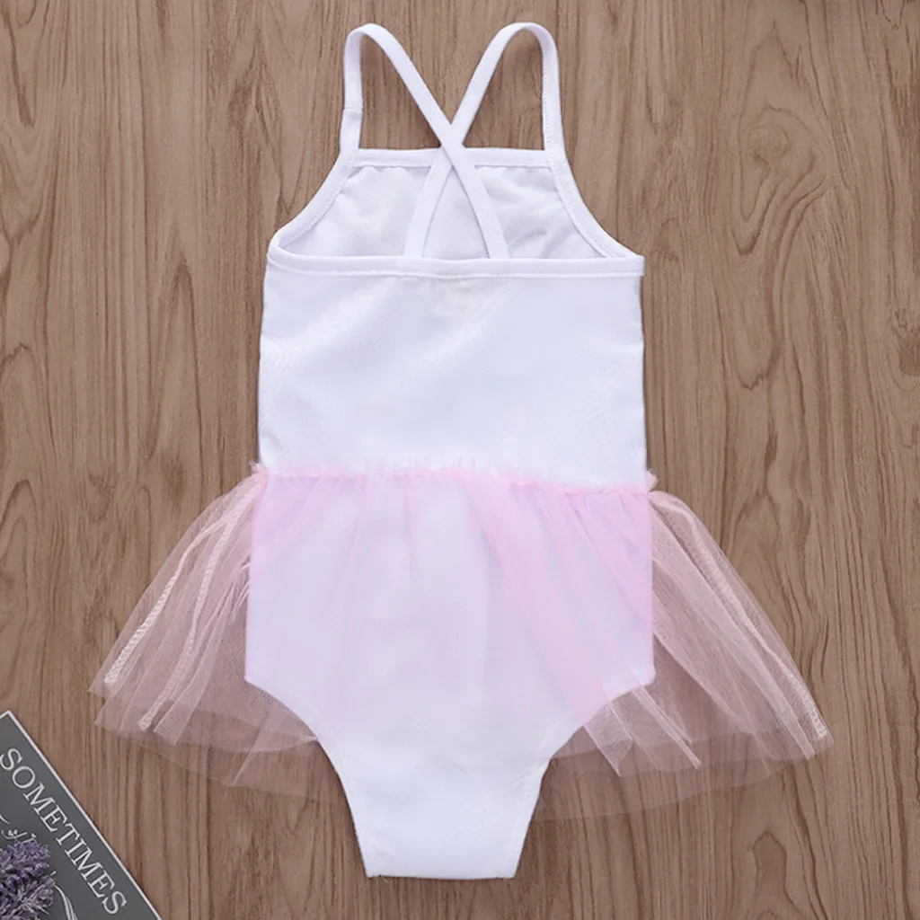 SAGACE/милый сетчатый купальник с рисунком из мультфильма для маленьких девочек