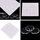 100 шт., самоклеящиеся 3d-наклейки в горошек из полимера, 25 мм, прозрачные эпоксидные наклейки, Круглый купол для крышек бутылок, инструмент для творчества