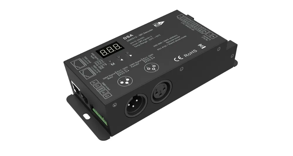 1024 точек DMX512 в SPI преобразователь DSA DMX односторонний декодер поддержка WS2811 TM1804