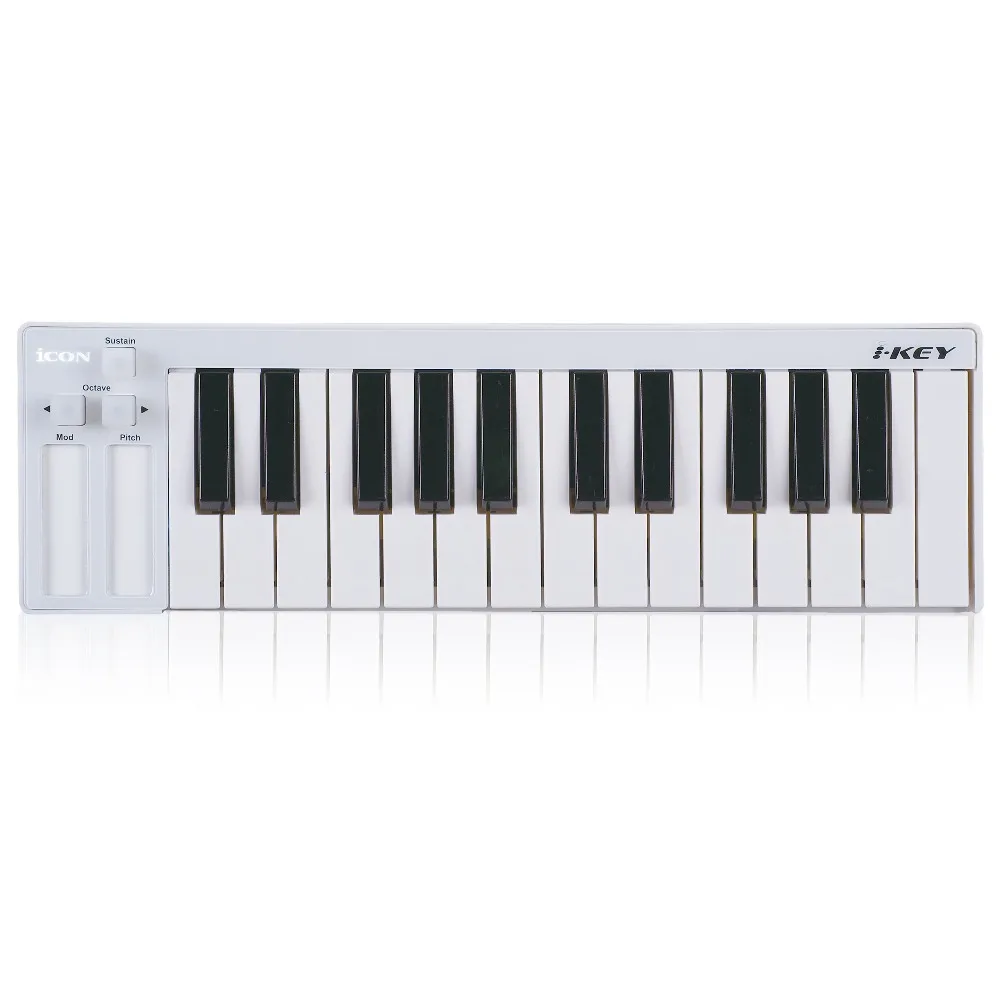 USB MIDI контроллер iCON ikey с клавиатурой 25 банкнот чувствительность к скорости