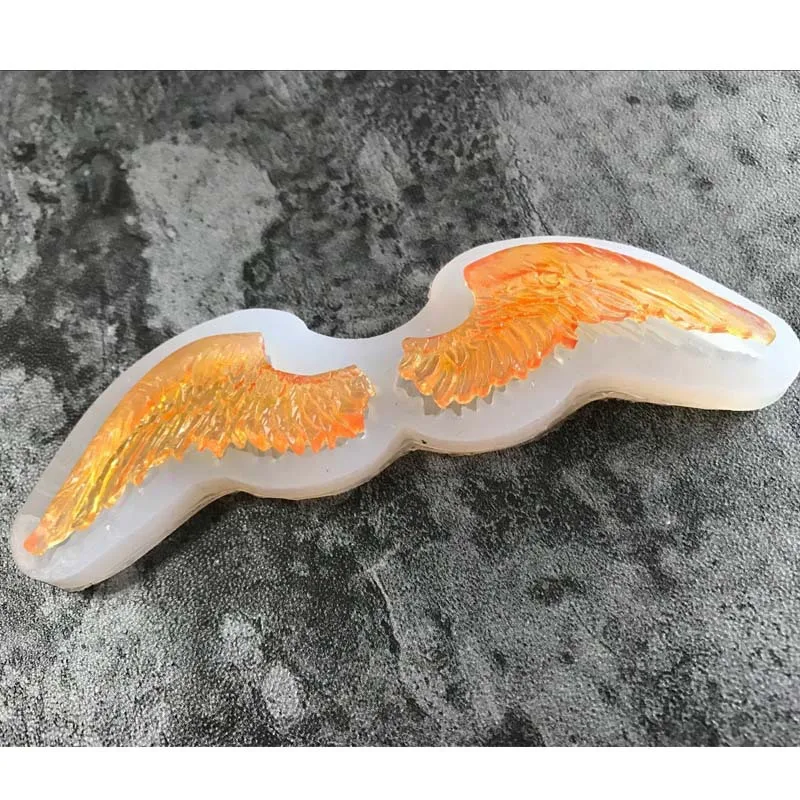 Форма Крыло ангела Fondant эпоксидная форма ювелирные изделия Прозрачная