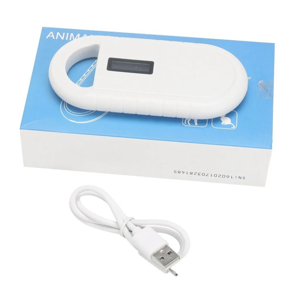Animal Microchip Recognition Reader RFID Pet Tag 134.2Khz Ear Scanner Portable ID | Дом и сад