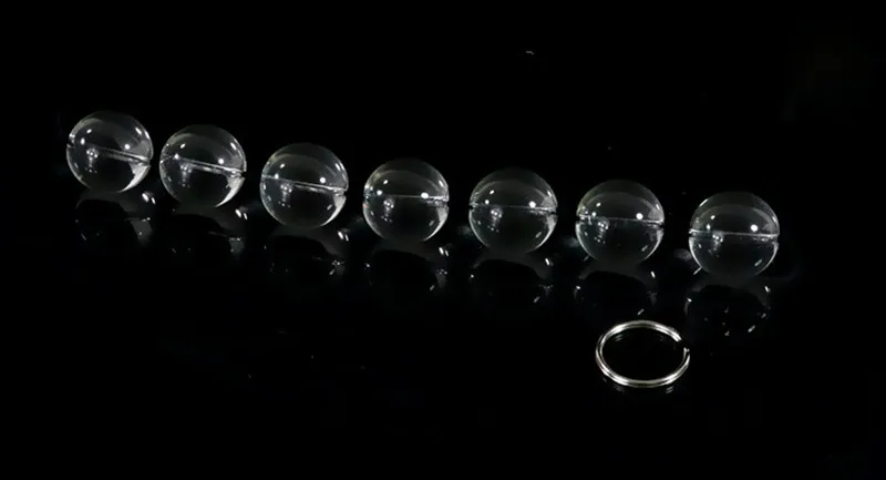 Анальные шарики со стеклянными бусинами анальные для стимуляции игр взрослых