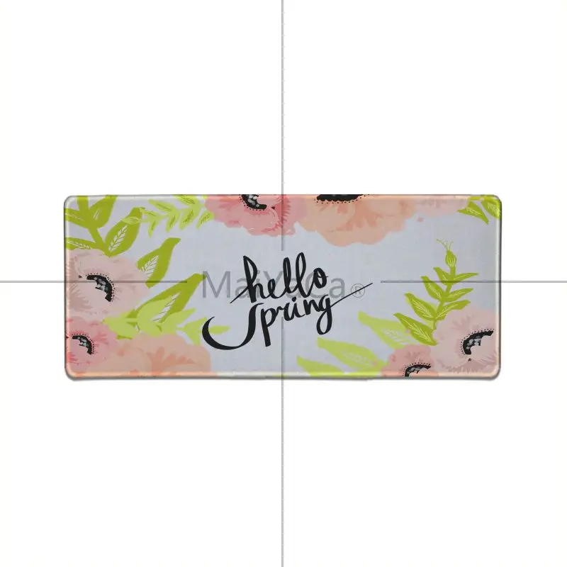 Подарочный коврик для девочки Maiyaca Hello spring красивые обои офисные мыши геймерский