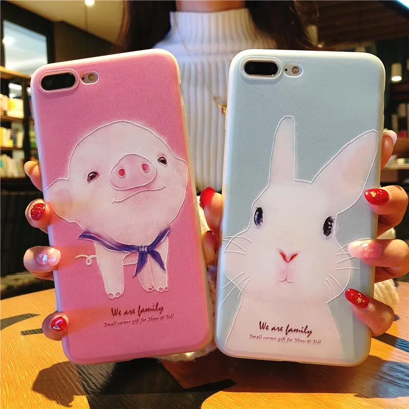Мягкий силиконовый чехол Boucho для iphone 5 5S SE X 6 6s 7 8 Plus чехлы телефонов с милым