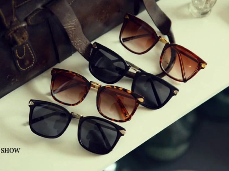 50pcs/lot DHL Free shipping Vintage Sunglasses Designer Walter Arrows Squared Glasses Oversize 6Multi Color Oculos 8759 | Тематическая