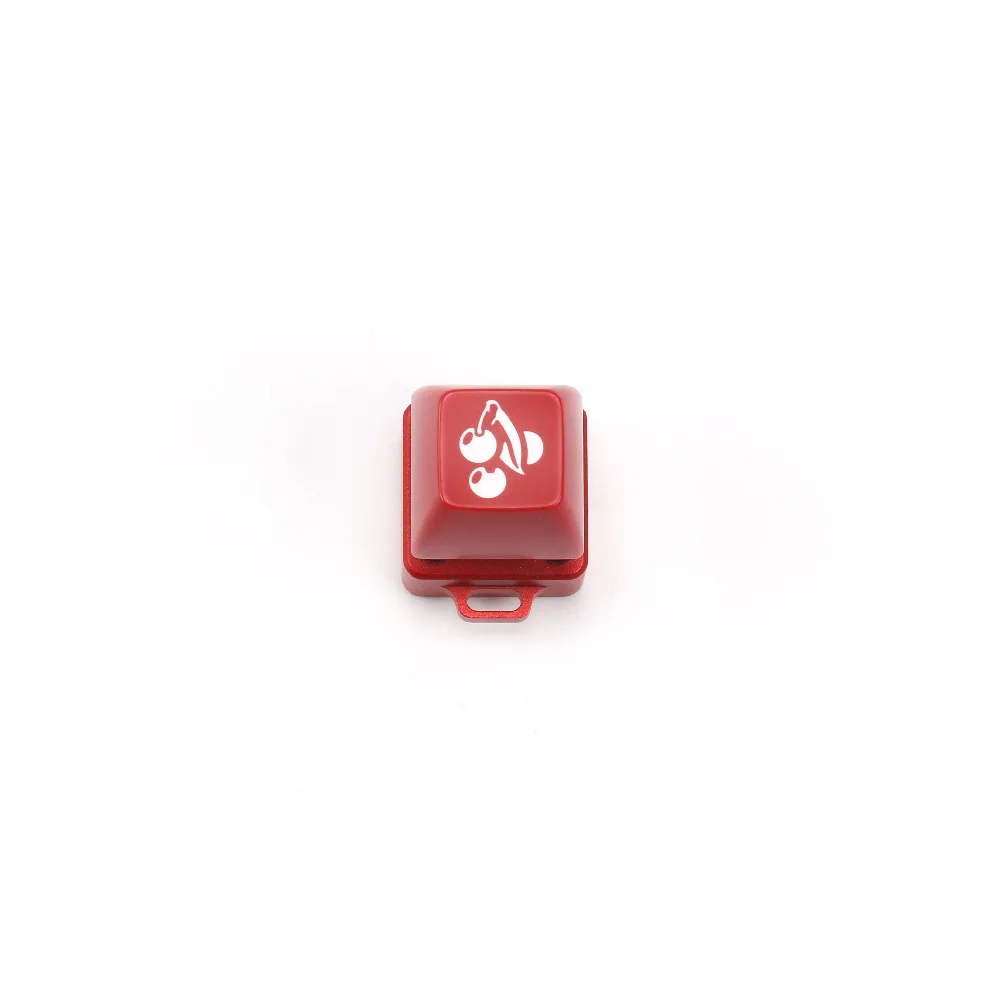 CNC алюминиевый брелок переключатель тестер с одним красным MAXKEY SA keycap|Клавиатуры| |