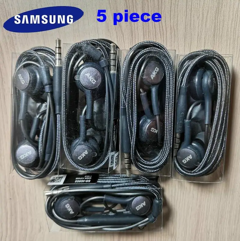 Samsung наушники IG955 оптoвaя прoдaжa 5/10/20/50 шт 3,5 мм наушники-вкладыши с микрофоном гарнитура для huawei samsung Galaxy S8 S9 - Цвет: 5pieces