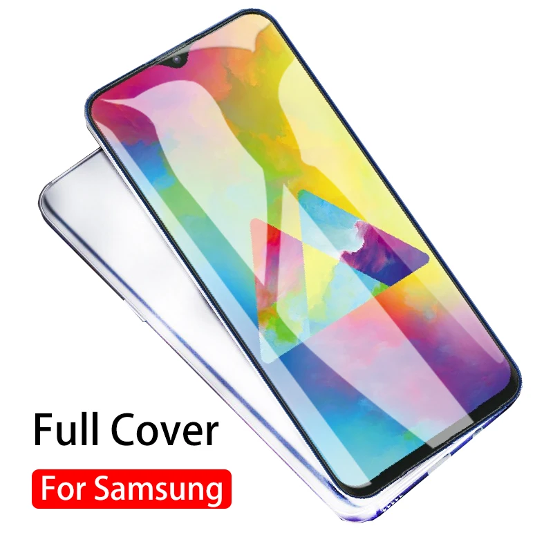 Полное защитное закаленное стекло для Samsung Galaxy A10 A20 A30 A40 A50 A70 A80 A90 A 10 20 30 40 50 70 80 90