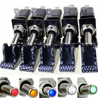 1 комплект, 12 В, 20 А, светодиодный переключатель с подсветкой, переключатель управления ВклВыкл + чехол с откидной крышкой в виде ракеты летательного аппарата