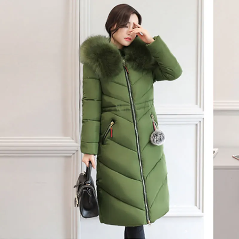 7XL размера плюс утолщенная зимняя куртка для женщин с капюшоном длинное хлопковое пальто теплая куртка женская верхняя одежда парка casaco feminino inverno 429