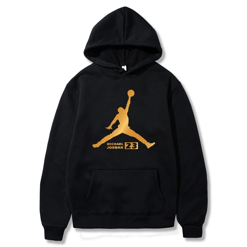 Мужская Новинка Jordan 23 печать дикая Высококачественная толстовка модная