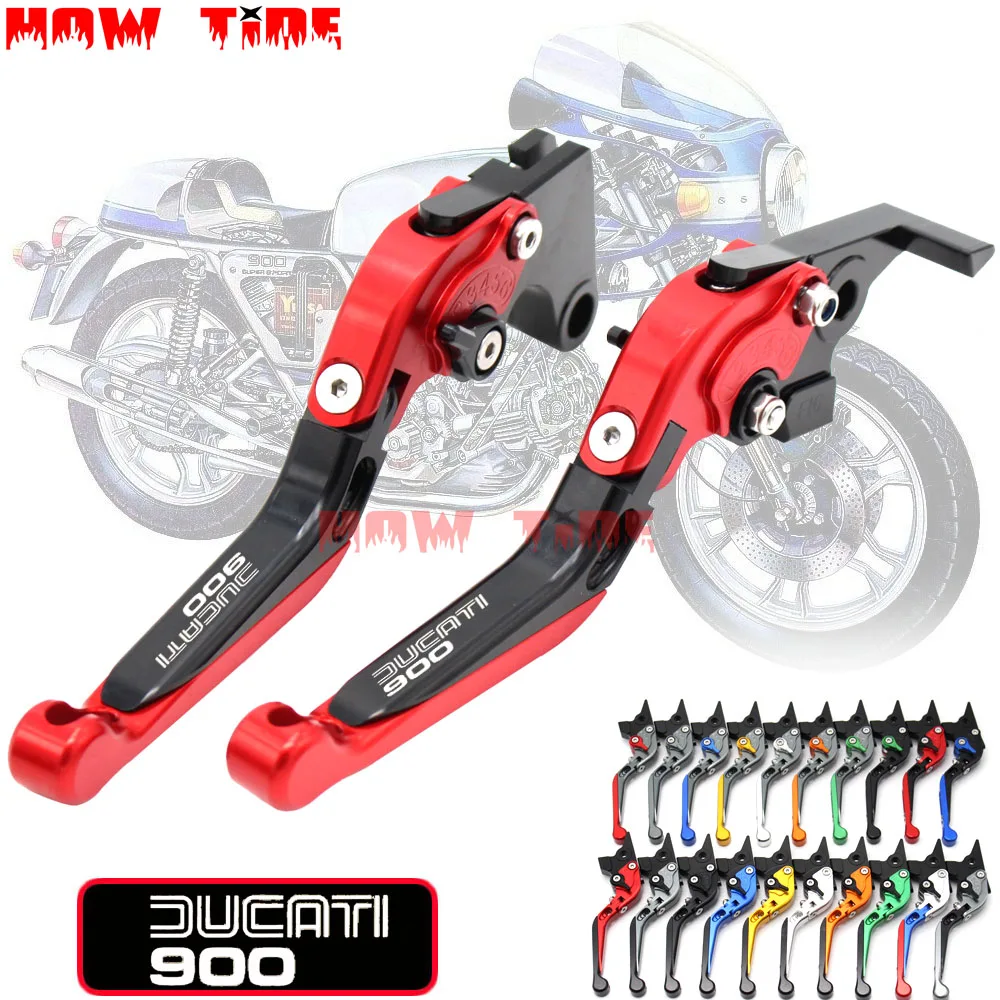 

Motorcycle Folding Extendable CNC Moto Adjustable Clutch Brake Levers For Ducati 900SS 900 SS 1991-1997 1992 1993 1994 1995 1996