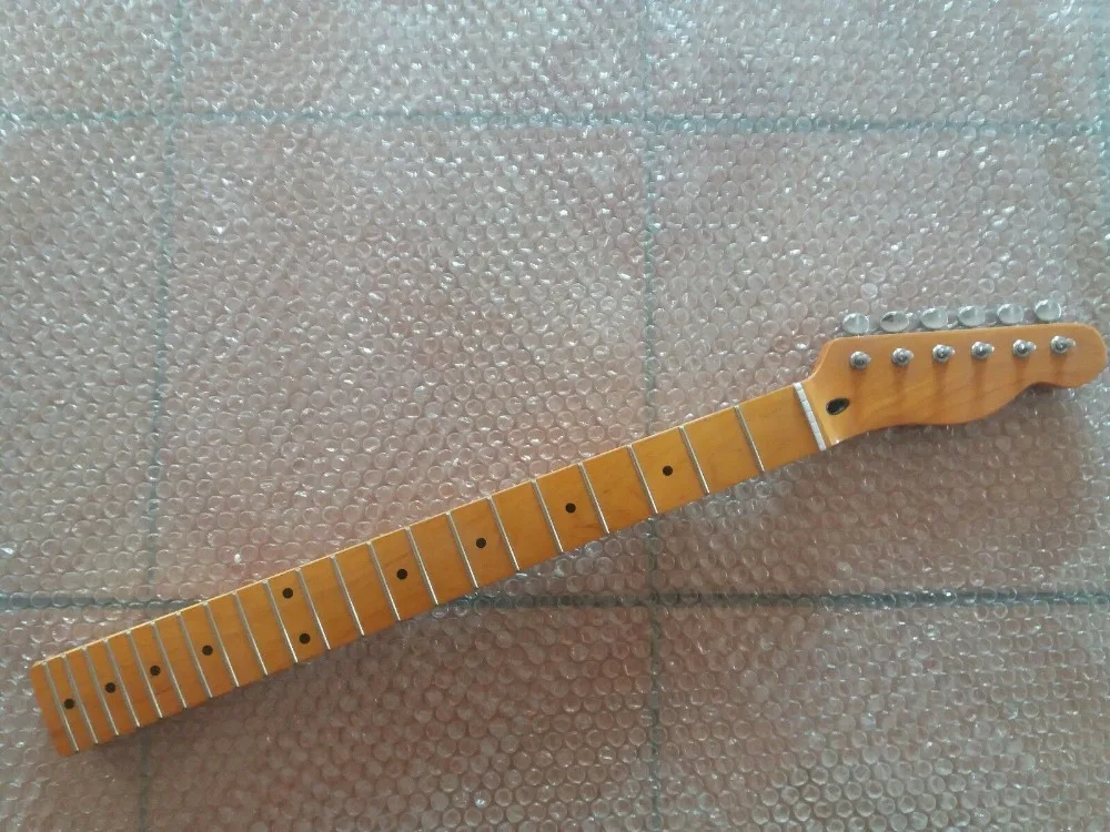 Винтажные тюнеры Maple 21 frets с воротником для гитары желтые | Спорт и развлечения