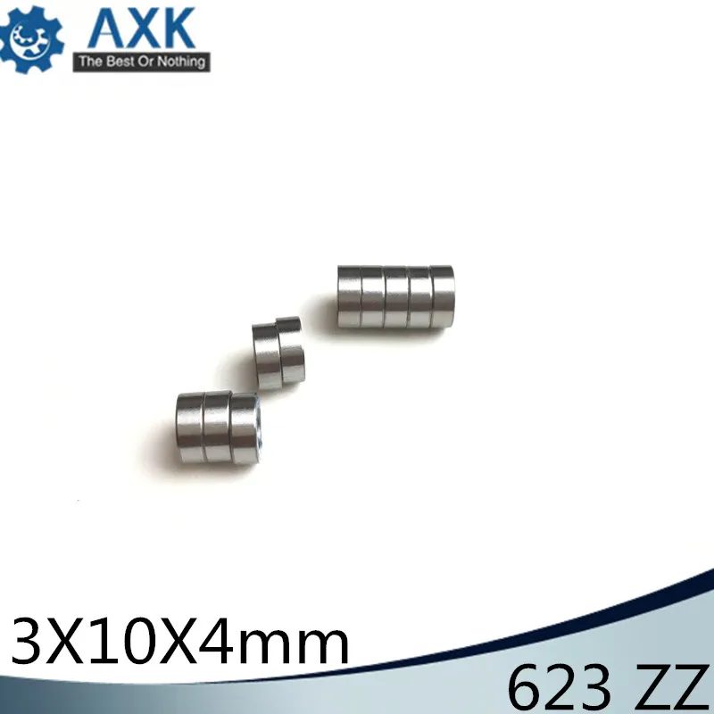 623ZZ подшипник ABEC 5 10 шт. 3x10x4 мм миниатюрный 623 2Z упорные шариковые подшипники ZZ EMQ Z3V3