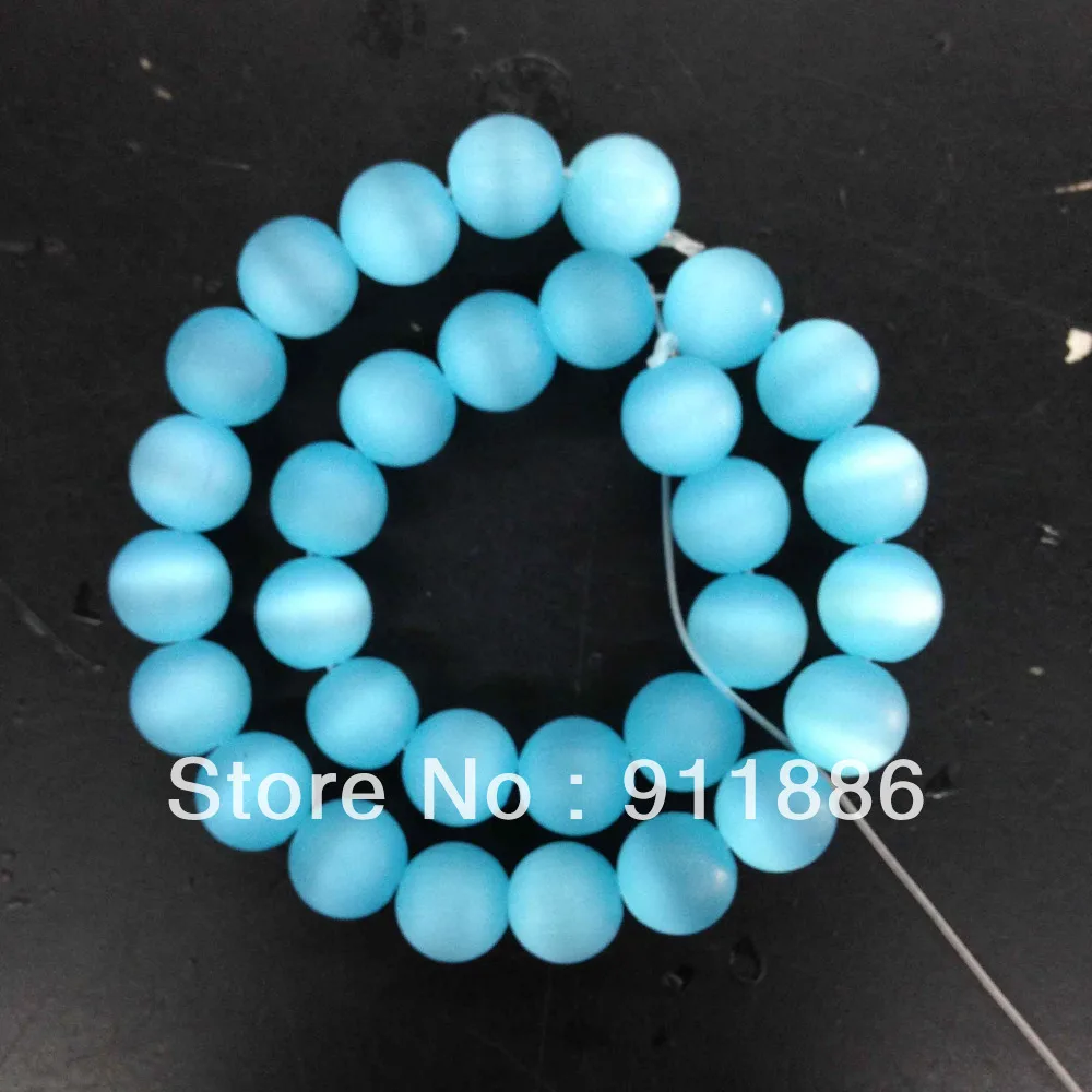 10 нитей/упаковка Матовые Круглые бусины кошачий глаз|beads accessories|glass round beadsround beads |