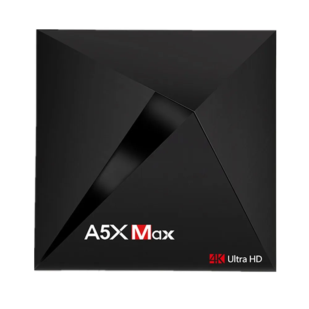 Tanix A5X MAX Смарт ТВ коробка Android 8 1 RK3328 Декодер каналов кабельного телевидения 4 Гб