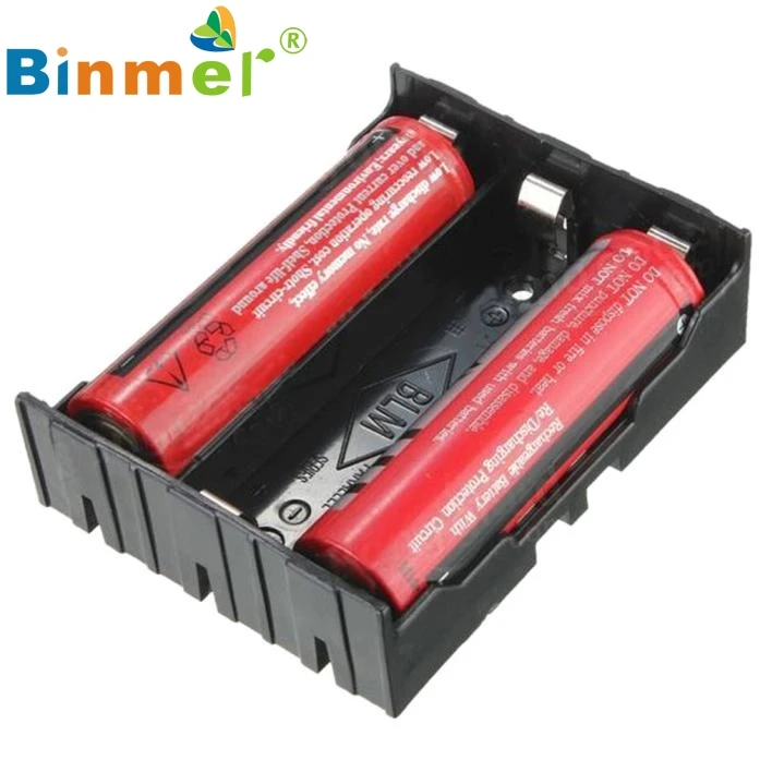 1 шт. DIY черный ящик для хранения держатель чехол 3x18650 3 7 V Перезаряжаемые батареи