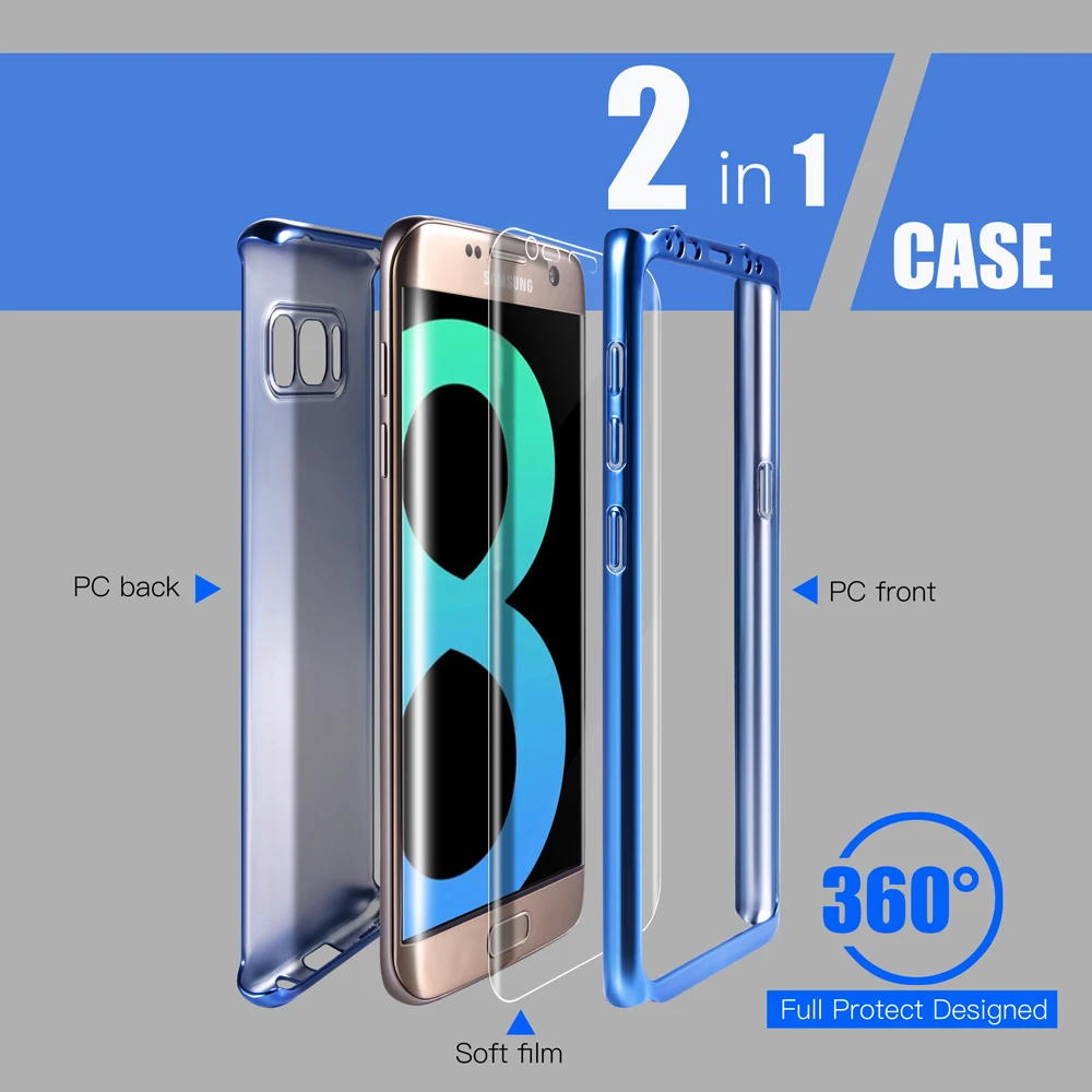 Для samsung Galaxy S8 чехол Роскошные Roybens ультра тонкий Блестящий зеркальный 360 полная