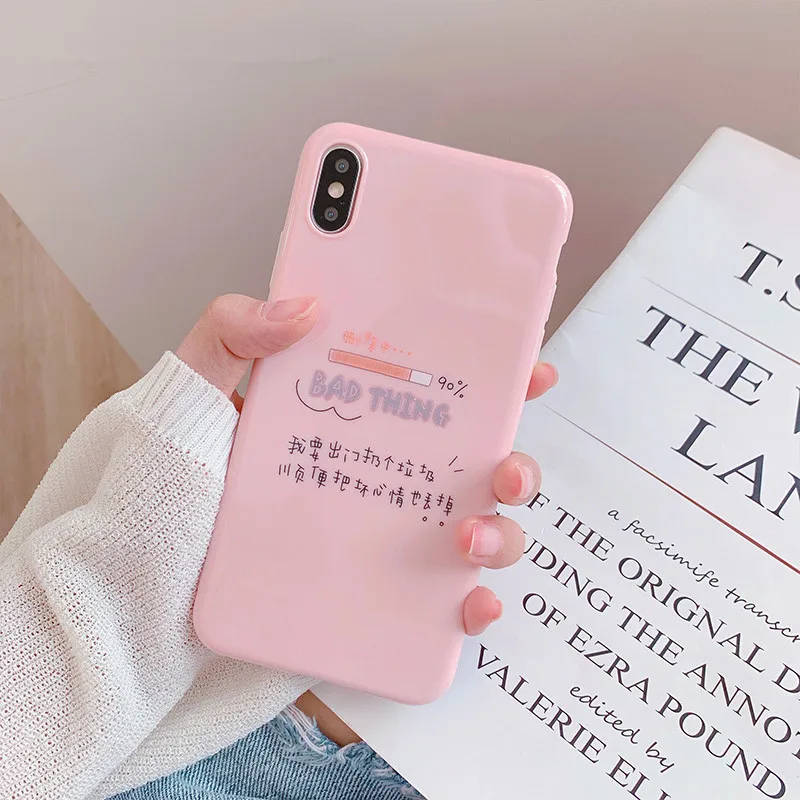 Милый розовый Kawaii японский фруктовый персиковый чехол для телефона iPhone 7 Puls 6 6S 8 X