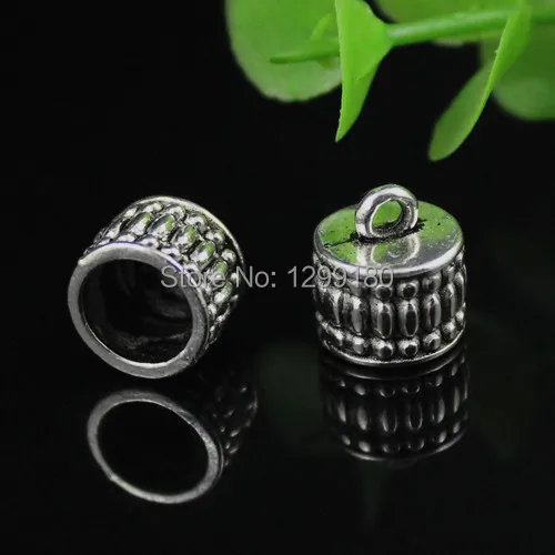 Обжимные наконечники для шнура 8 мм с пряжкой цепочек браслетов веревок шнуров