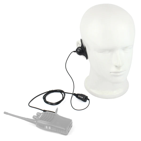 D Форма Мягкий ушной крючок наушник 2Pin PTT Микрофон Гарнитура для Kenwood для Baofeng UV-5R 888S Retevis H777 RT5 RT5R для TYT для Puxing