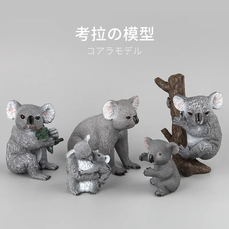 Австралийские животные Оригинальные фигурки коалы игрушки для животных модель
