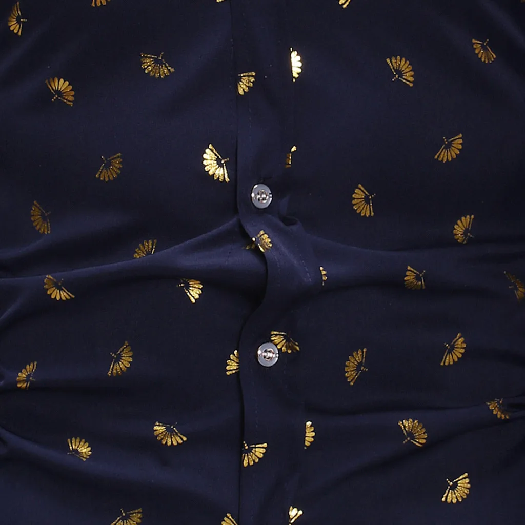 Camisa masculina мужские рубашки Осень Лето с длинным рукавом зима картина большой размер повседневные топы блузки рубашки