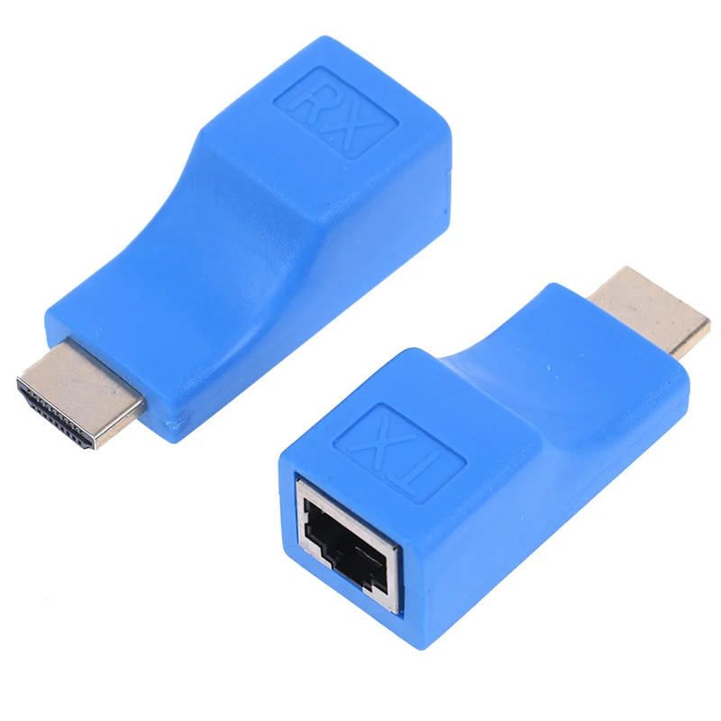 Удлинитель для сети RJ45 LAN передатчик приемник TX RX Cat5e CAT6 Ethernet-кабель V1.4 30 м 4K HD TV 1080P