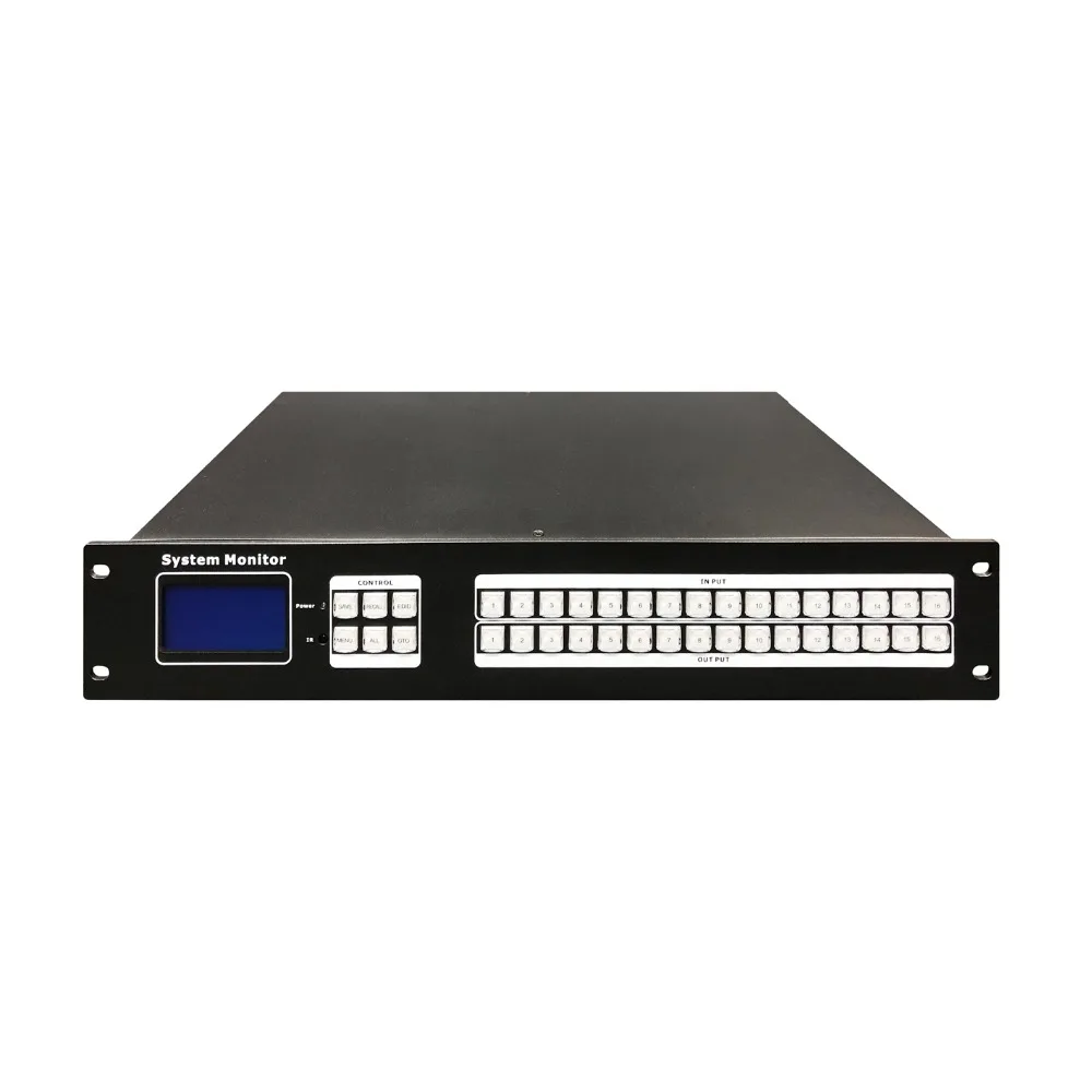 Матричный коммутатор ISEEVY 16x16 HDMI с 16 в выходами полноканальный поддержка 4K x 2K @ 30 Гц