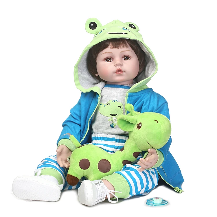 55 см реалистичные настоящие милые куклы для новорожденных девочек живого сна