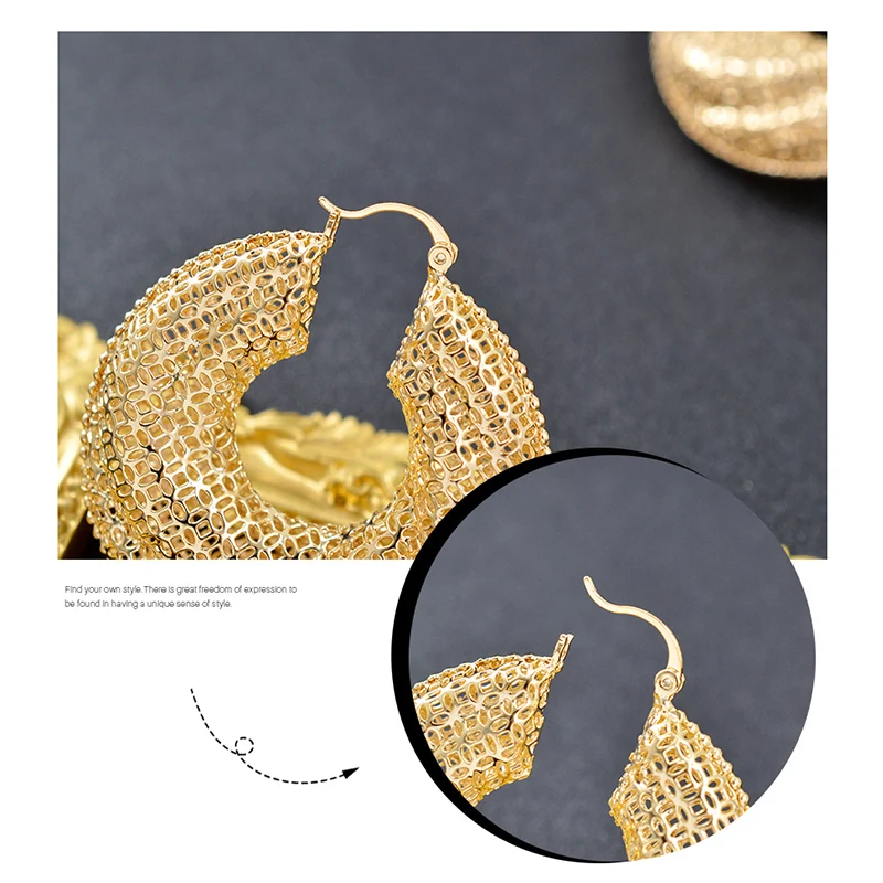 Sunny Jewelry классические большие круглые серьги-кольца для женщин хит продаж