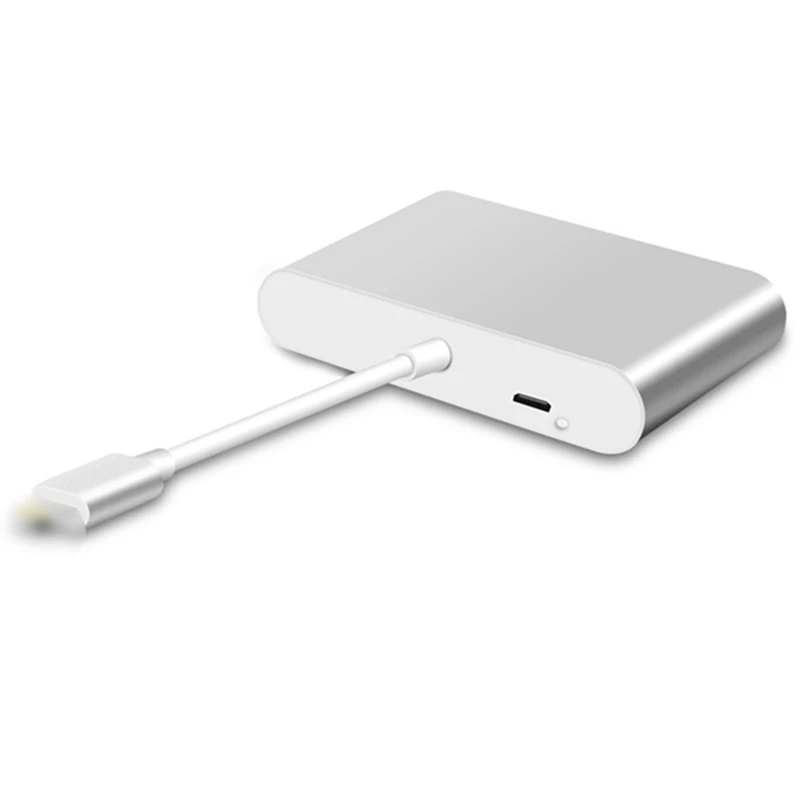Портативный Mirrorlink для Apple интерфейс HDMI VGA AV Аудио Видео адаптер iPad iPod iPhone 5 6 7 8 X