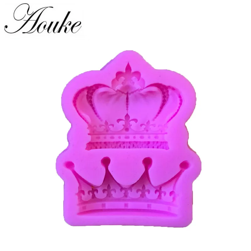 

1PCS Crown Shape 3D Fondant Chocolate Silicone Molds Decorating Cake Moulds for Cakes Baking Accessories Tools G196
