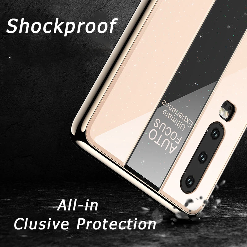 Чехол для Huawei P30 Pro Lite Nova 5 5i 4e Mate 30 Honor 20 20X P20 10 P Smart Plus гальванический бампер из