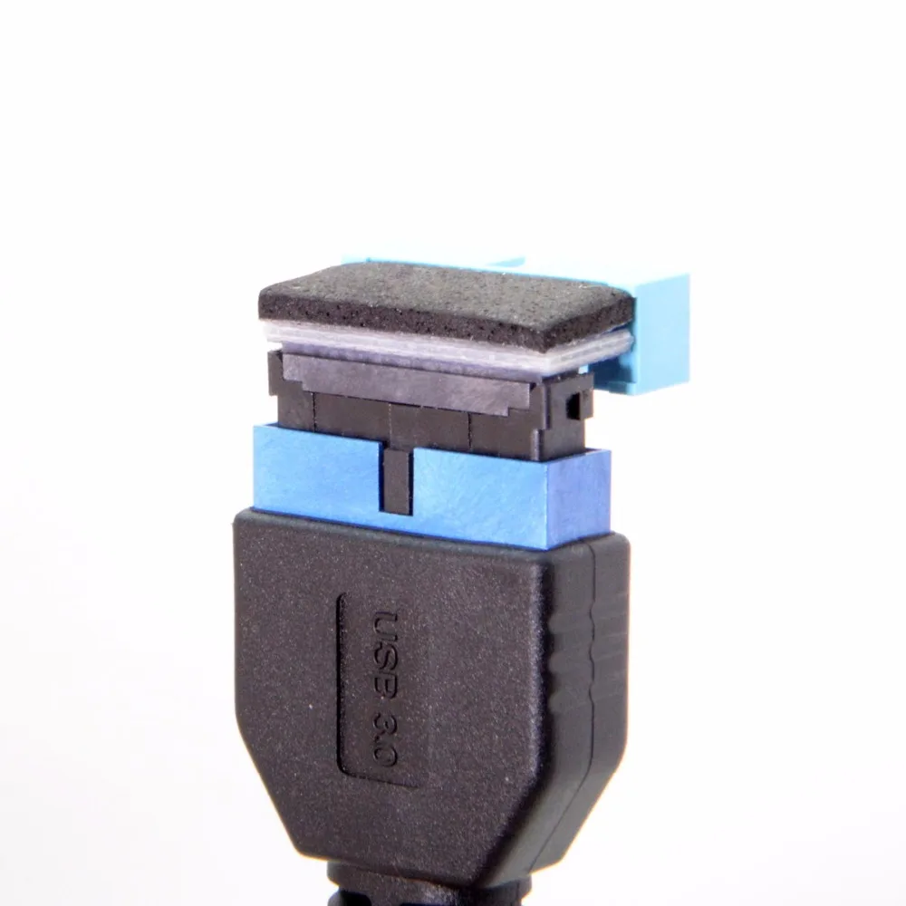 USB 3,0 20pin папа-мама удлинитель вверх вниз под углом 90 градусов для материнской платы Материнская плата