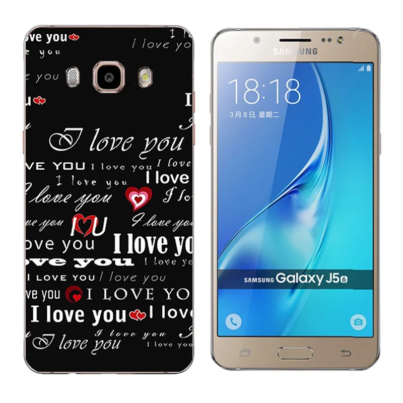 Чехол для телефона Funda Samsung Galaxy J5 2016 силиконовый чехол из ТПУ с принтом персонажа
