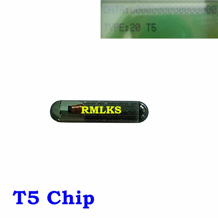 Transponder T5 Glass Chip, Car Key Transponder T5 ID20 Chip Auto Blank Key Chip