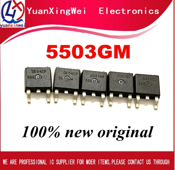 10 шт./лот 5503GM 5503 TO252 D2PAK трубка зажигания хрупкий патч-транзистор для F-ord крыло Тигр автомобиль компьютерная плата чип